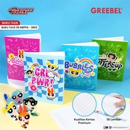 (1 Book) Greebel x Power Puff A5 School NotebookGirl 38 Sheets (1PCS) School Book GBPPG 3802 I Greeb