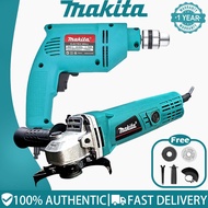 MAKITA Original 2 in 1 Electric Drill and Angle Grinder Makita 2Pcs Grinder With Drill Set /