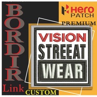 VISION STREET WEAR PATCH EMBROIDERED LOGO/ EMBLEM | HP-167
