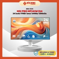 [Fast] MSI PRO MP243W E14 Monitor 24 inch 144Hz Full HD IPS White with speaker - Genuine