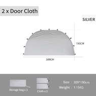 MOUNTAINHIKER Camping Dome Tent Outdoor Portable Tent Shelter Dome Tent with Door Cloth Camping Dome