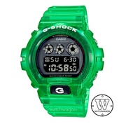 [Watchwagon] Casio G-Shock DW-6900JT-3 Translucent Green Band and Bezel Unisex Digital Sports Watch dw-6900 dw6900
