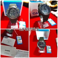 original casio watch green