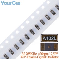 10pcs/lot 3215 SMD Patch Passive Crystal Oscillator 32.768KHz 32.768K ± 20ppm 12.5PF FC-135