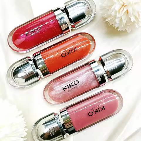 KIKO MILANO 3D Hydra Lipgloss Shimmer Moisturizing 20 Chestnut 27 Pearly Lavender High Shine Plumpin