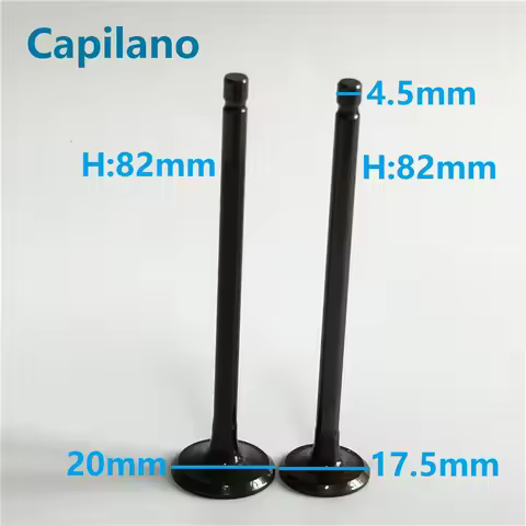 82mm Stem 4.5mm Motor Racer Engine Exhaust Valves Inlet Intake Stem Kit For BAJAJ 135CC PULSAR 135NS