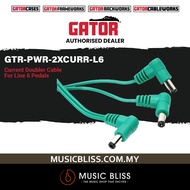 Gator GTR-PWR-2XCURR-L6 Current Doubler Adapter Cable for Line 6 HX Effects & HX Stomp Pedals - 24 I