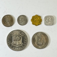 2026 New Style [Asia Philippines Coins 6 Pieces/Set (1 Point-5 Pesos) 1975-82 Appearance As Shown in