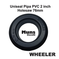 Uniseal Rubber PVC Pipe 2 Inch Aquaponic and Hydroponic System WHEELER
