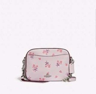 COACH 專櫃款新款29347 Camera Bag With Floral Bow Print 粉.黃花卉蝴蝶結相機包