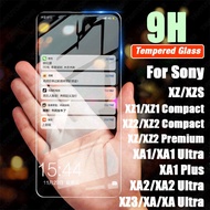 Transparent Tempered Glass Screen Protector Sony Xperia XZ XZS XZ1 XZ2 Compact XA XA1 XZ3 XA2 10 Plus