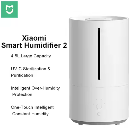 Xiaomi Smart Humidifier 2 Upgraded 4.5L High Capacity Smart Humidifier UV-C Light Air Purifier Auto 