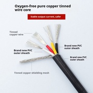 2547 shielded wire 22/24/28 AWG tinned copper 2-core 4-core audio wire multi-core signal transmissio