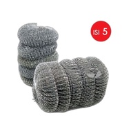 Donut Fiber 5 pcs Stainless Steel Dishwashing Wire/ Contents 5 pcs