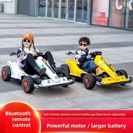 Latest Model Go-Kart For Children Aged 5-12, Ride-On Go-Kart, Rechargeable Four-Wheel Electric Remot