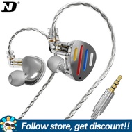 ND X12 In-ear Earphones 1DD+5BA Hybrid Technology 3 Level Tuning Headphone New Flagship IEMS HiFi Mo