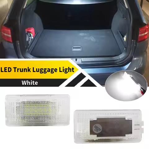 1pc/2pcs White 6000K led trunk lighting lamp for BMW X Series E53 X5 2000-2006 X Series E84 X1 E81/E