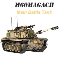 Panlos Tank Model Assembly Toy 632004 Military WW2 Series 1753PCS Israel M60 MAGACH Main Battle Tank