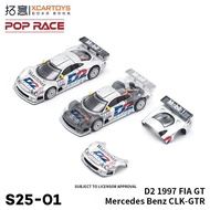 Tuoyi POPRACE 1: 64 Benz Benz CLK-D2 GTR 1997 Alloy Car Model