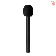 Universal Microphone Handheld Adapter Handle Grip Bracket for Wireless Microphone System with 1/4in Threaded Screw Hole &amp; Windscreen Came-0306