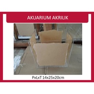 Acrylic Single Aquarium LxWxH 14x25x20cm