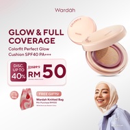 [8.8 SALE] Wardah Colorfit Perfect Glow Cushion SPF40 PA+++ | Flawless Healthy Glow Makeup, Medium t