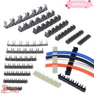 WUPEI47AD Water Pipe Holder, 6 Way 4mm 6mm 8mm 10mm 12mm Hose Clamp, Durbale Air Hose Fixing Gas Com