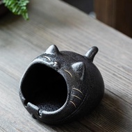Unique Cat Ashtray - Stoneware Cute Sleeping Cat Ash Tray
