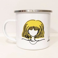 生日臉  搪瓷杯 琺瑯杯  廚房用具 早餐 牛奶杯 餐桌 鋼杯 琺瑯