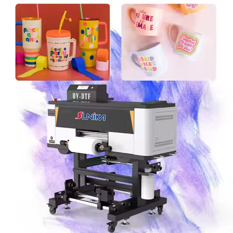 XP600 Inkjet Film Uv Dtf Printer A3 A4 Dtf Uv Sticker Printer 30cm UV Printer Transfers for Cups Wra