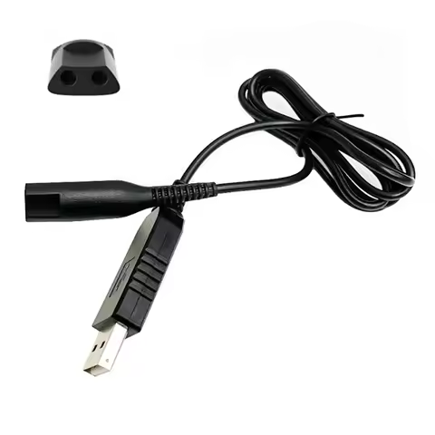 For Braun Shaver Series S3/S5/S6/S7/S8/S9 12V USB Charging Cable Replacement Charger Cord Compatible
