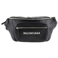 二手BALENCIAGA日常腰包 529765 DLQ4N 1000 皮革斜挎/單肩拉鍊日常男女通用
