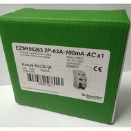 SCHNEIDER-Residual Current Circuit Breaker-2P-63A(SC-EZ9R56263)
