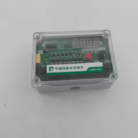 QHK-8A /8D Pulse Online Deashing Controller AC220V DC24V Output For Cleaning Dust Control Device 8 c