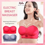 Advanced Electric Breast Massager Heating Vibration Chest Enlargement Stimulator Massage Enhancer Bra