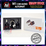 【Ready Stock】2PCS C6 LED Headlight H1 Car Headlight LED Bulb