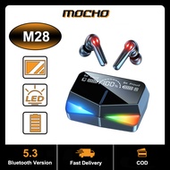 MOCHO Headset Bluetooth Gaming TWS X15 Bluetooth V5.1 LED Smart Display Headset Nirkabel