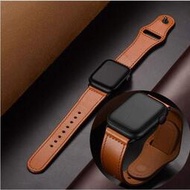 適用於 Apple Watch 5 4 3 2 1代 真皮錶帶 含連接器 iwatch手錶帶皮革腕帶 蘋果手錶 商務錶帶