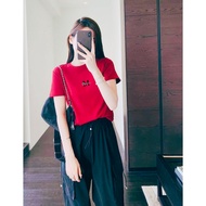 Women's medium-sized T-shirt made of cotton - LOZA G0299