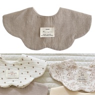 lu Cute Baby Bibs 360° Rotate Soft Baby Bandana Muslin Drool Bibs Petal Bibs Burp Gauze Cloth Absorb