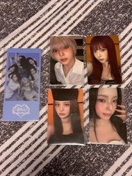 放 Nmixx blue valentine fans shop 特典 小卡 sullyoon bae jiwoo kyujin