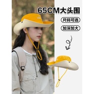 Big Head Dopamine Fisherman Hat Dopamine Bucket Hat Hiking Camping Hat Dopamine Fisherman Hat Large 