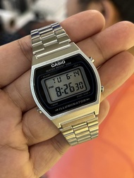 ORIGINAL CASIO Illuminator Digital Stainless Steel Unisex Watch B640WD-1 / Legit Casio Illuminator Digital Silver Stainless Steel Unisex Watch B640WD Silver