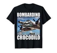 Bombardino Crocodilo - イタリアンブレインロットミーム Tシャツ