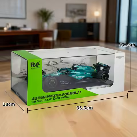 Dust Cover Simulation 1:18 Formula F1 Alloy Sports Car Model Ornament Collection Gifts