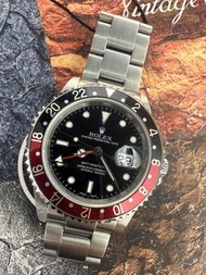 🌈🌈新返貨啦🌈🌈Vintage Rolex GMT - MASTER II 16710 ❤️原裝紅黑雙色 [可樂圈］SM 面 淨錶 狀態一流👍🏻👍🏻 🖤VU3114 (廣華街店）