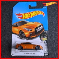 Hotwheels Nissan GTR R35 2017 HW Hot wheels Car HW Night Burnez Kereta JDM Hot wheel R35 Oren 17 Nis