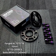 Wheel Spacer 15mm 20mm 5/112 CB:66.5 Bolts:M14x1.5 (Thin Version) - Bonoss Spacer Kit