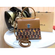 (Available for fast shipping) Women's Furla bag - FURLA 1927 Top Handle (S) size 25x20x10cm
