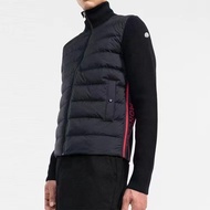 0MHA Moncl *** Down Jacket Ready Stock New Style Knitted Stitching White Duck Down Warm Jacket Ready